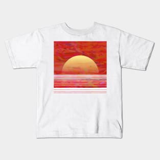 Sunset on the Sea Kids T-Shirt